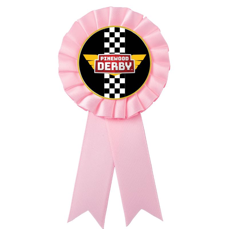 PINK MYLAR ROSETTES