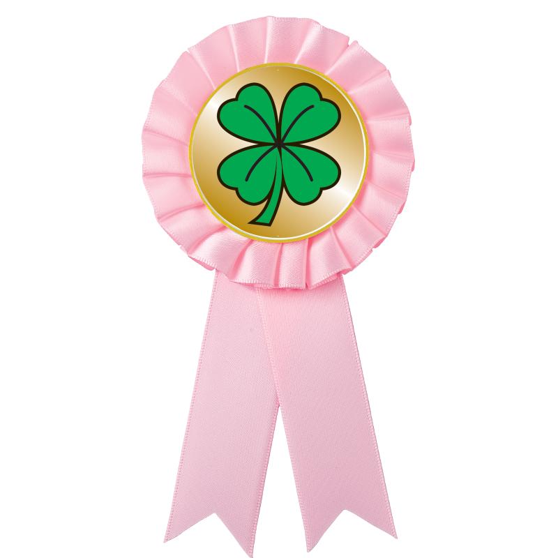 PINK MYLAR ROSETTES