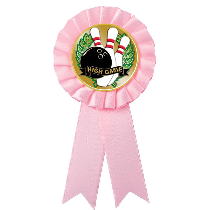 PINK MYLAR ROSETTES