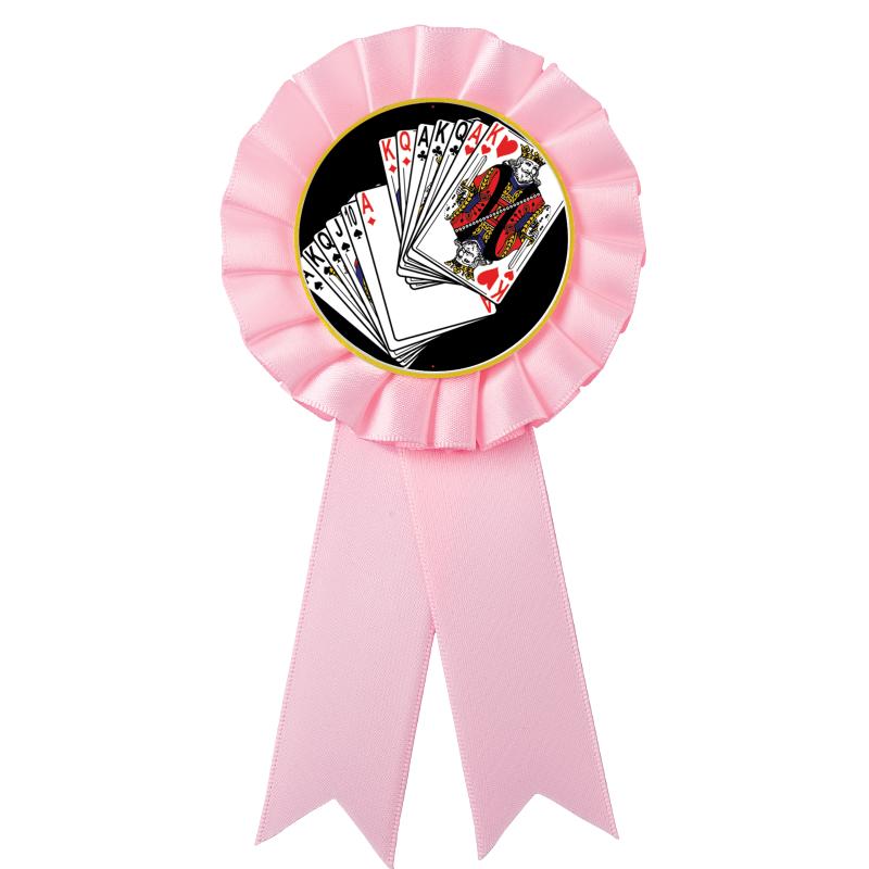 PINK MYLAR ROSETTES