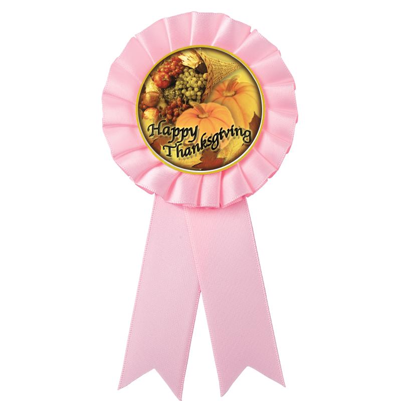 PINK MYLAR ROSETTES