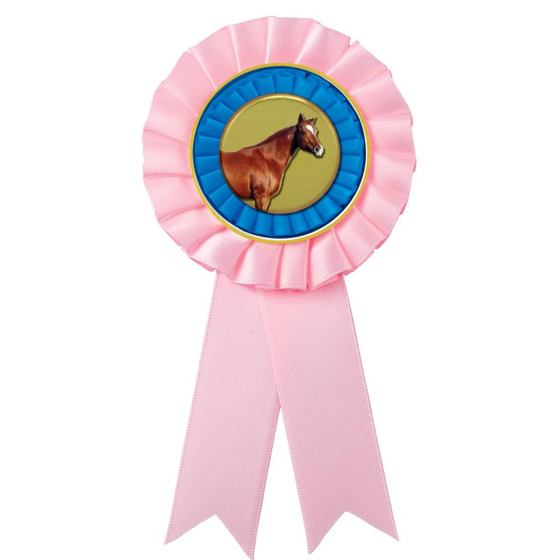 PINK MYLAR ROSETTES