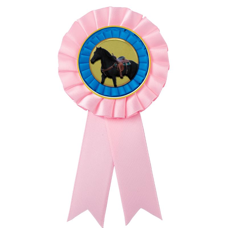 PINK MYLAR ROSETTES