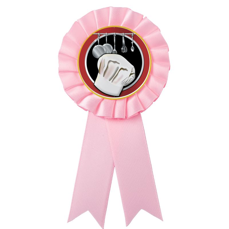 PINK MYLAR ROSETTES