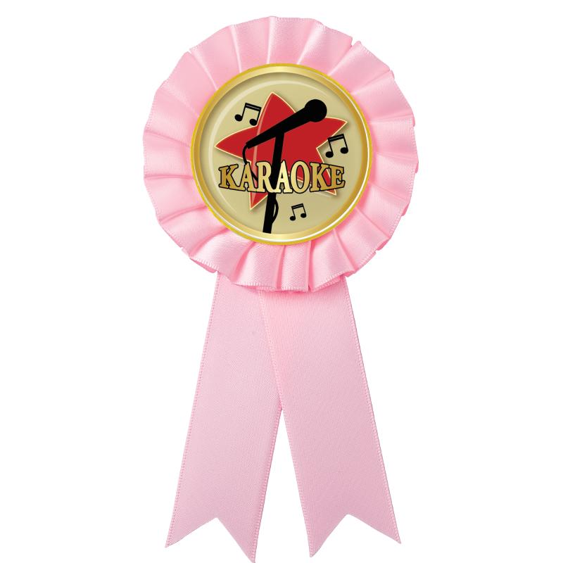 PINK MYLAR ROSETTES