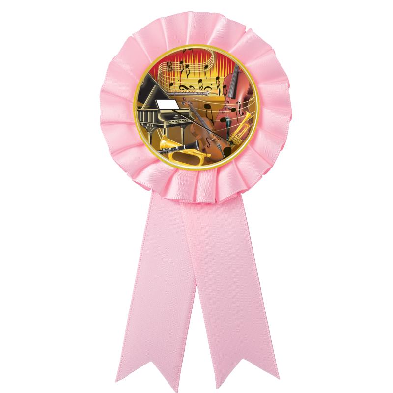 PINK MYLAR ROSETTES