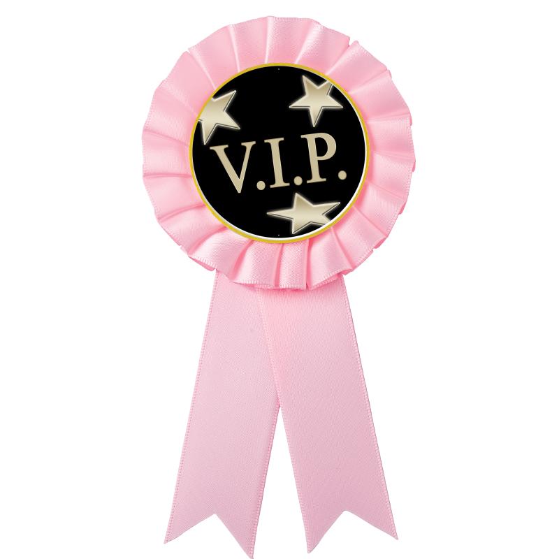 PINK MYLAR ROSETTES