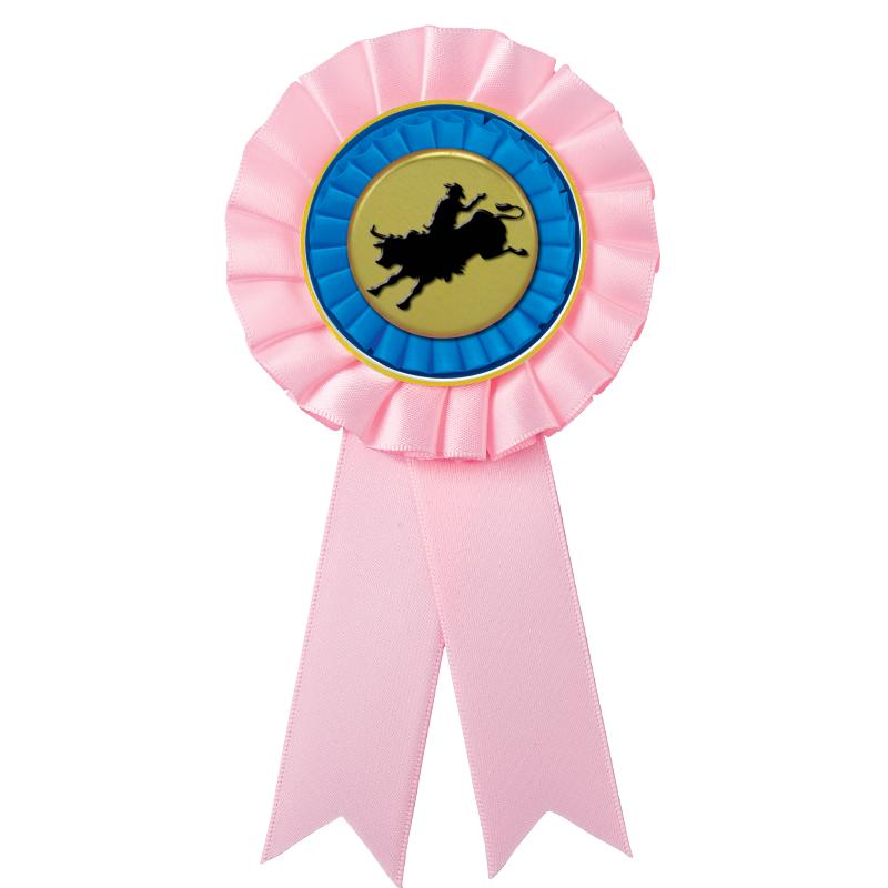 PINK MYLAR ROSETTES