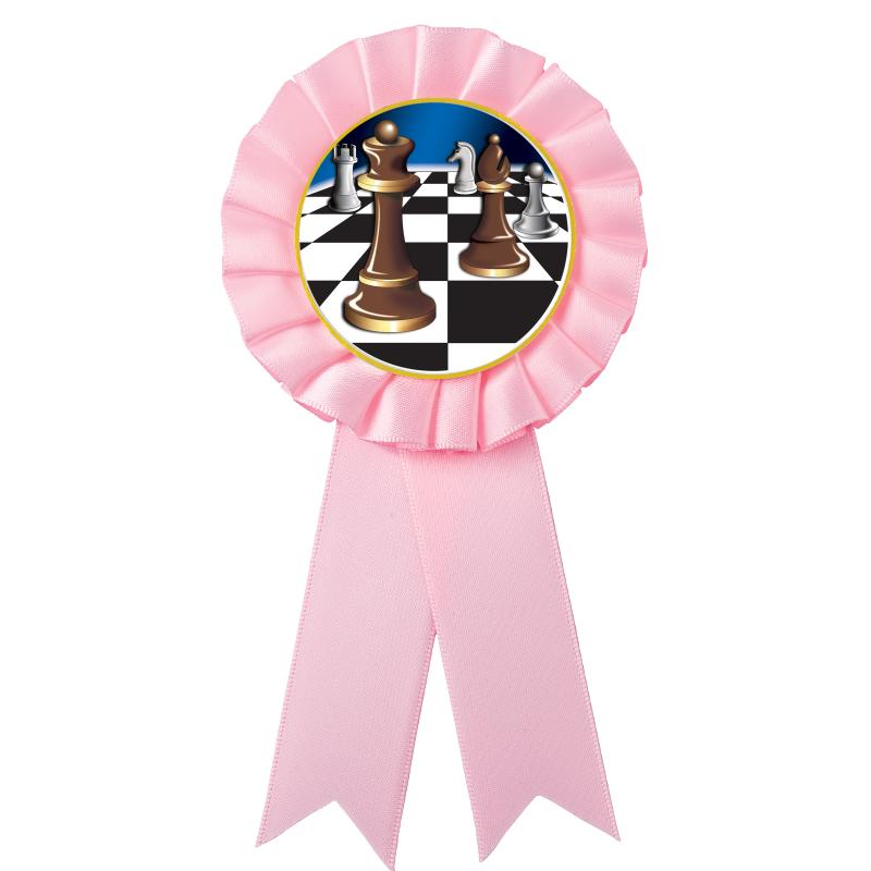 PINK MYLAR ROSETTES