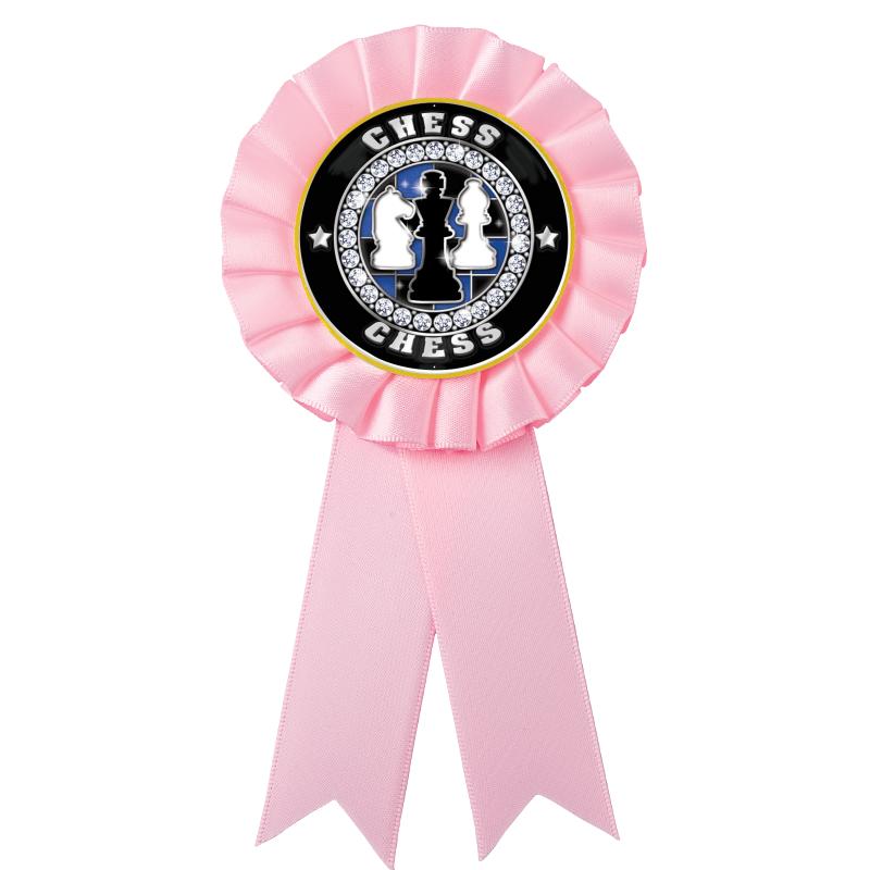 PINK MYLAR ROSETTES