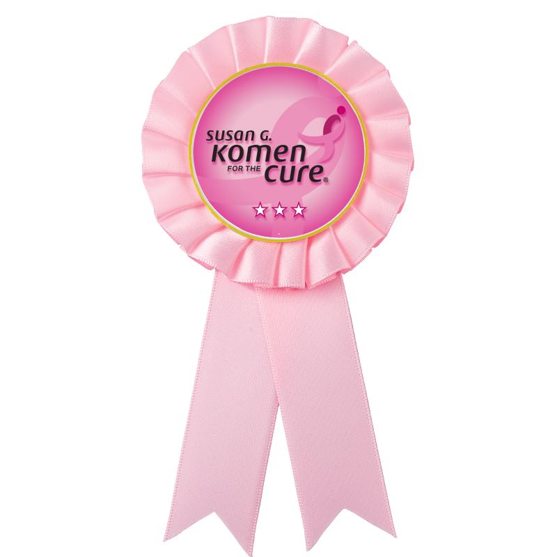 PINK MYLAR ROSETTES