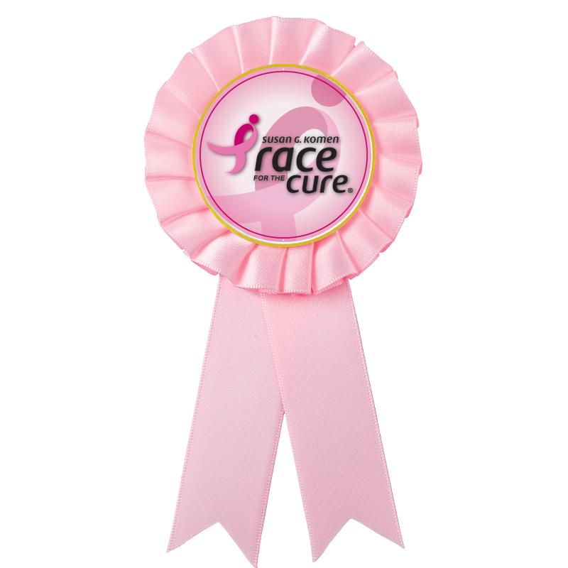 PINK MYLAR ROSETTES