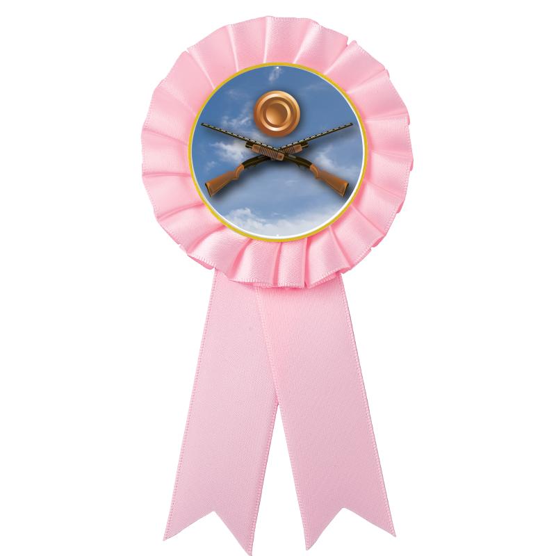 PINK MYLAR ROSETTES