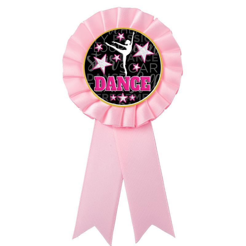 PINK MYLAR ROSETTES