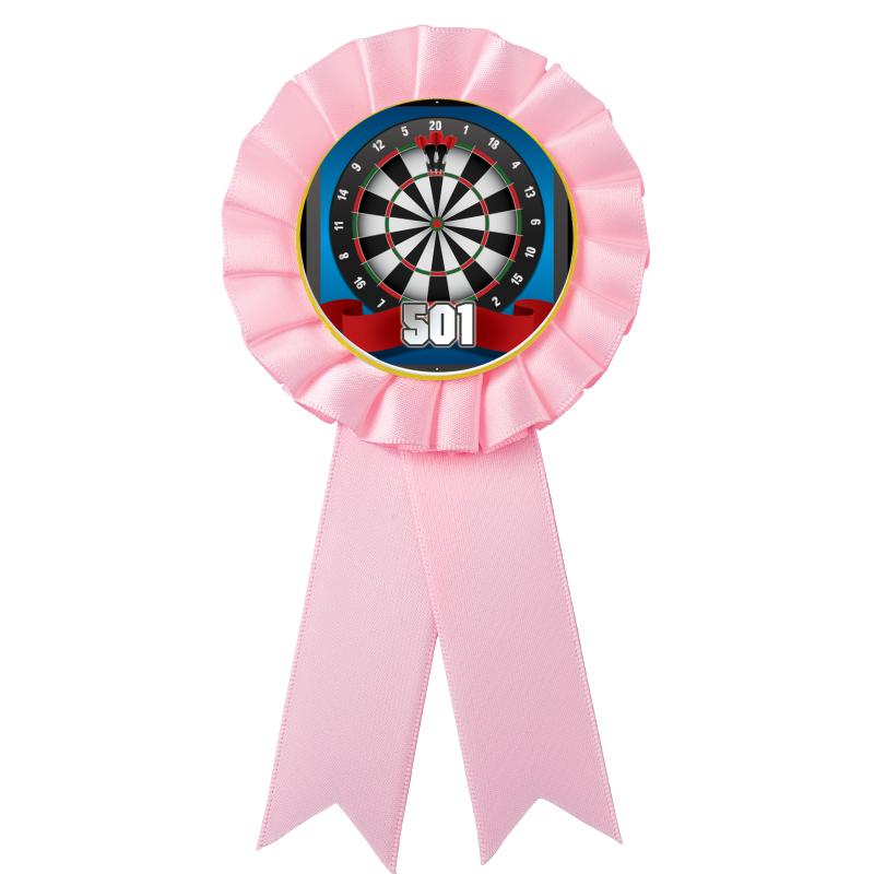PINK MYLAR ROSETTES