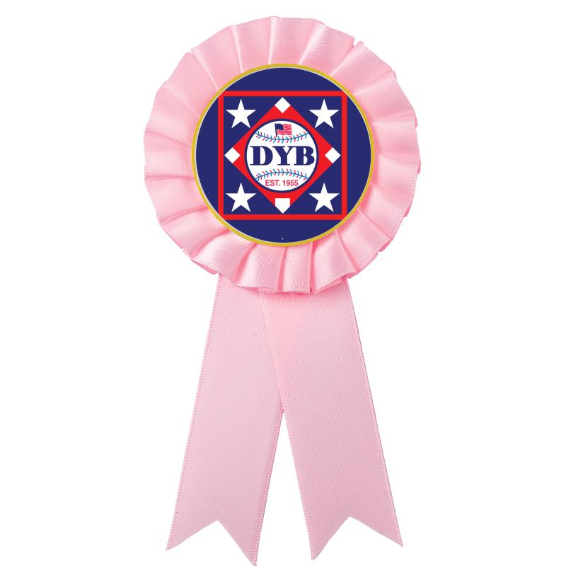 PINK MYLAR ROSETTES