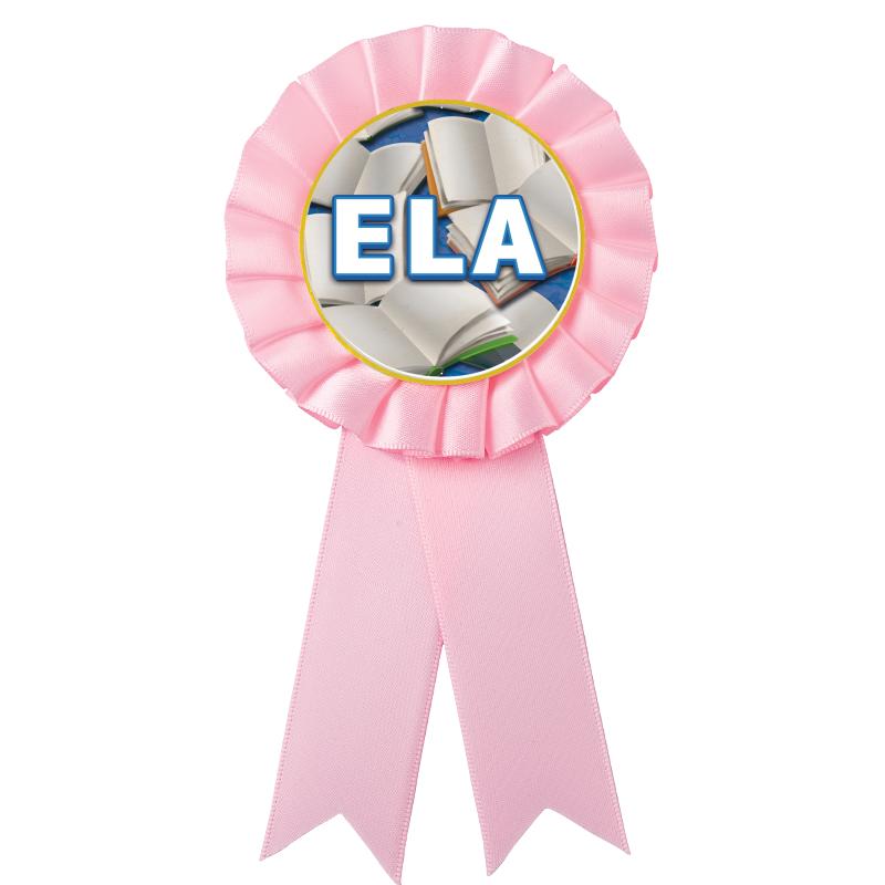 PINK MYLAR ROSETTES