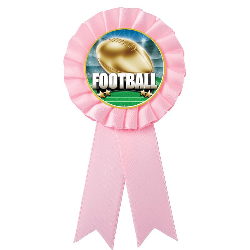 PINK MYLAR ROSETTES