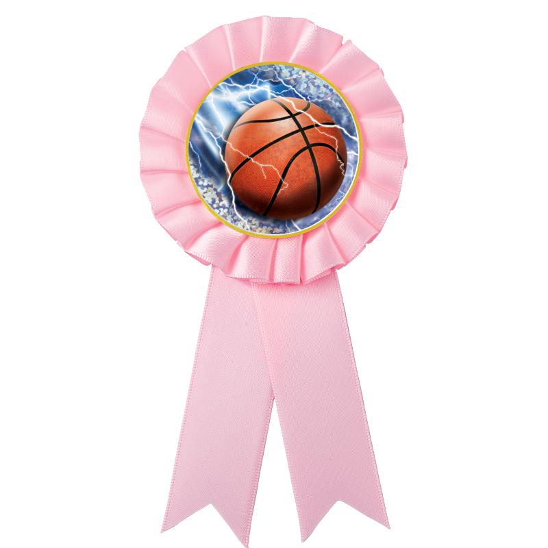 PINK MYLAR ROSETTES