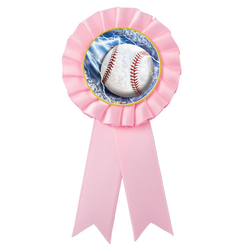 PINK MYLAR ROSETTES