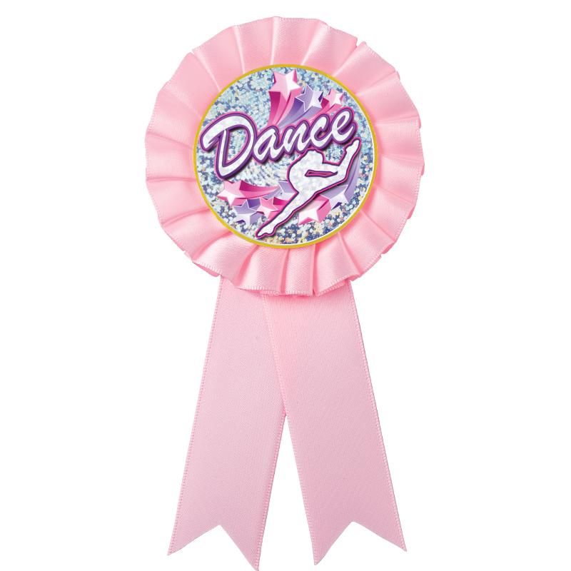 PINK MYLAR ROSETTES