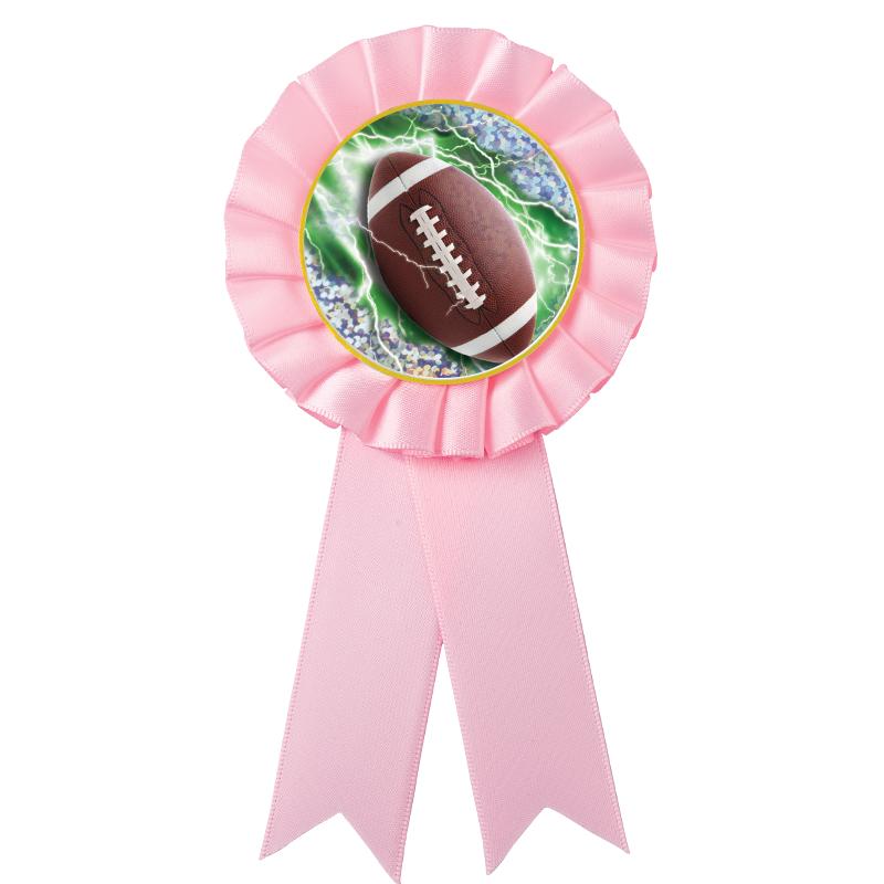 PINK MYLAR ROSETTES
