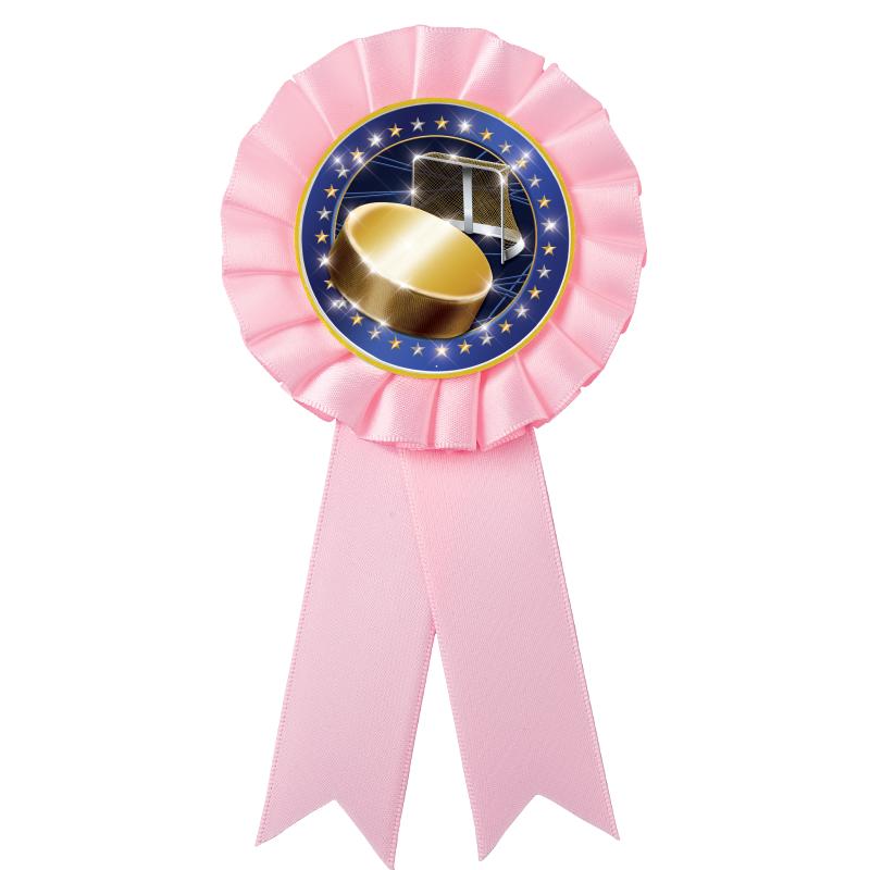 PINK MYLAR ROSETTES