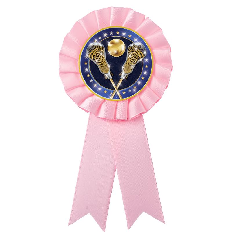 PINK MYLAR ROSETTES