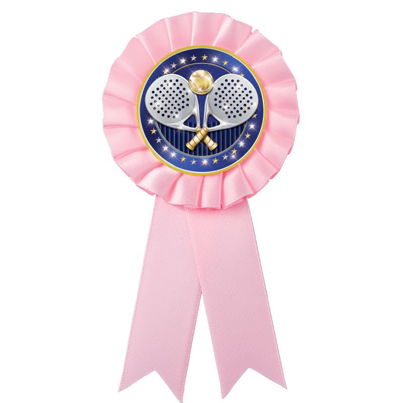 PINK MYLAR ROSETTES