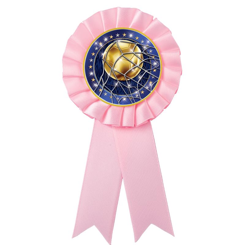 PINK MYLAR ROSETTES