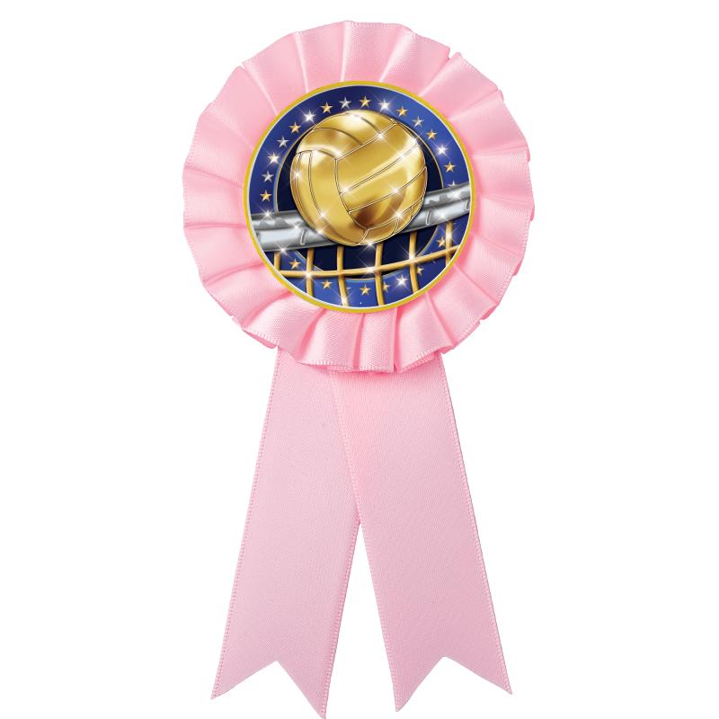 PINK MYLAR ROSETTES