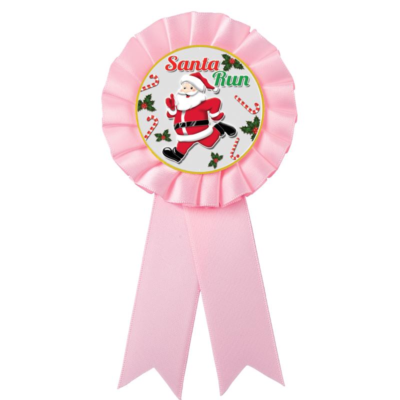 PINK MYLAR ROSETTES