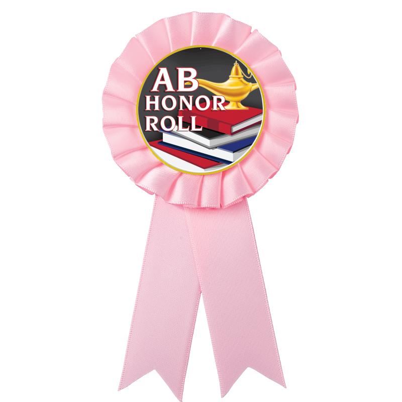 PINK MYLAR ROSETTES