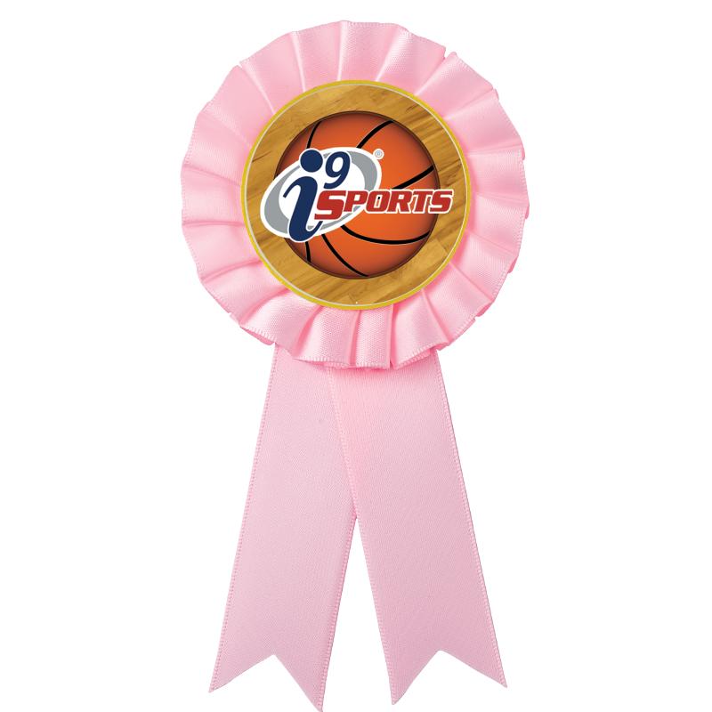 PINK MYLAR ROSETTES