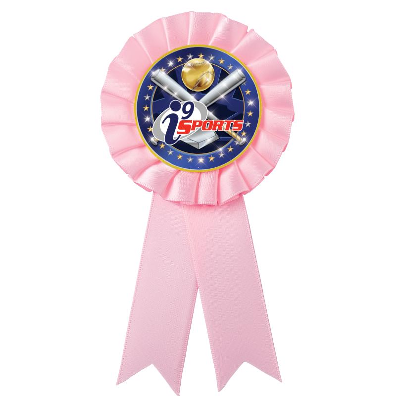PINK MYLAR ROSETTES