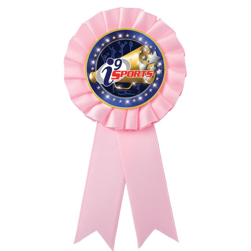 PINK MYLAR ROSETTES
