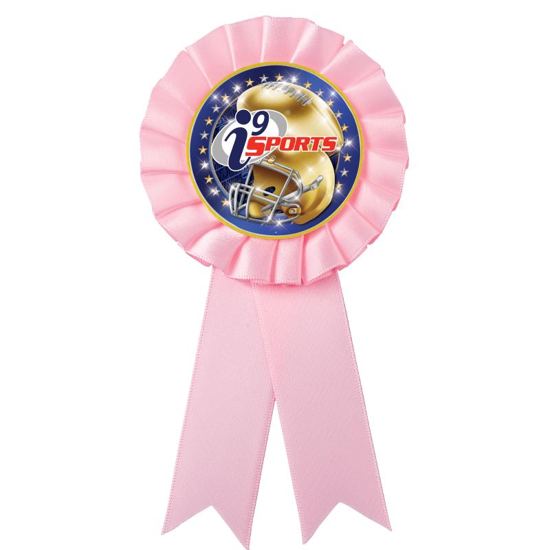 PINK MYLAR ROSETTES
