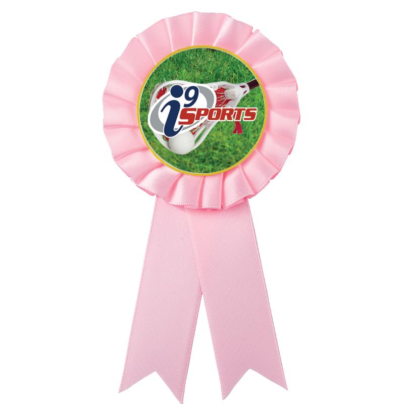 PINK MYLAR ROSETTES