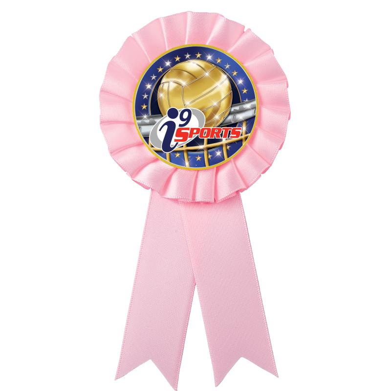 PINK MYLAR ROSETTES