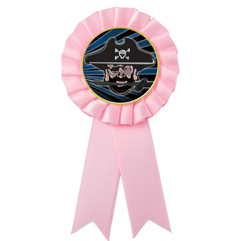 PINK MYLAR ROSETTES