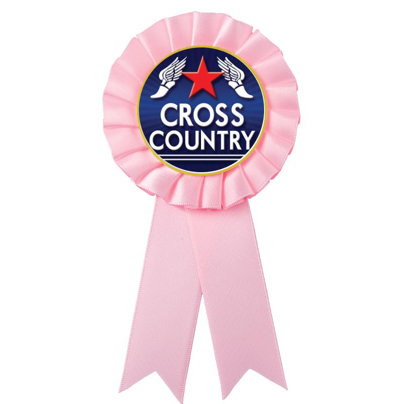 PINK MYLAR ROSETTES
