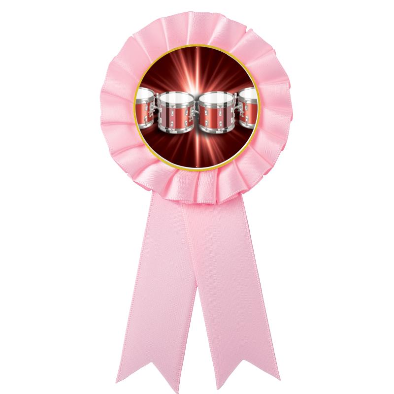 PINK MYLAR ROSETTES