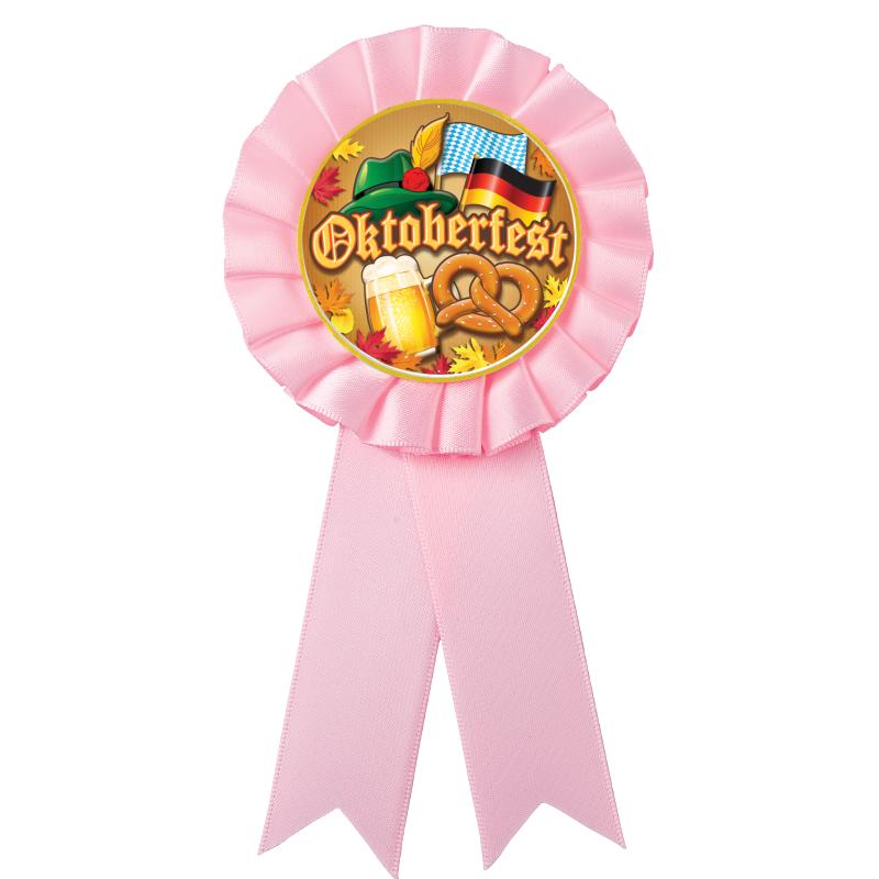 PINK MYLAR ROSETTES