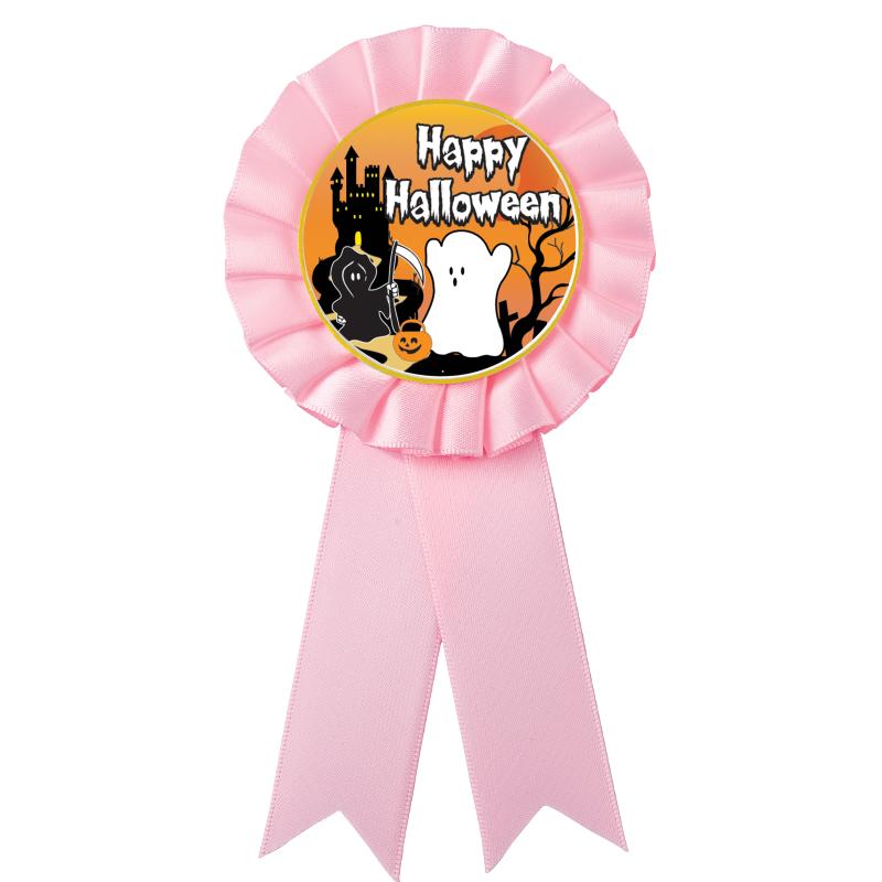 PINK MYLAR ROSETTES