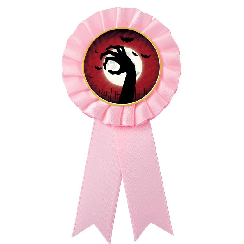 PINK MYLAR ROSETTES