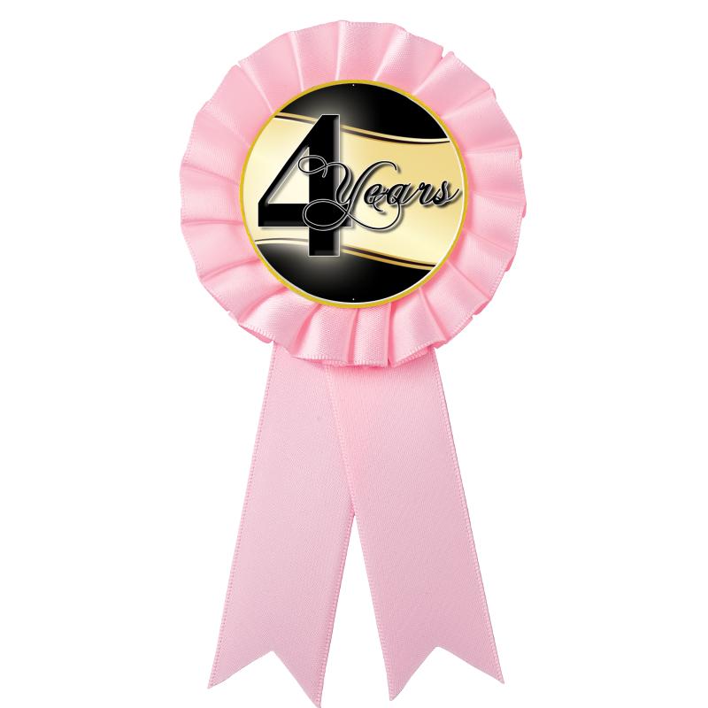 PINK MYLAR ROSETTES