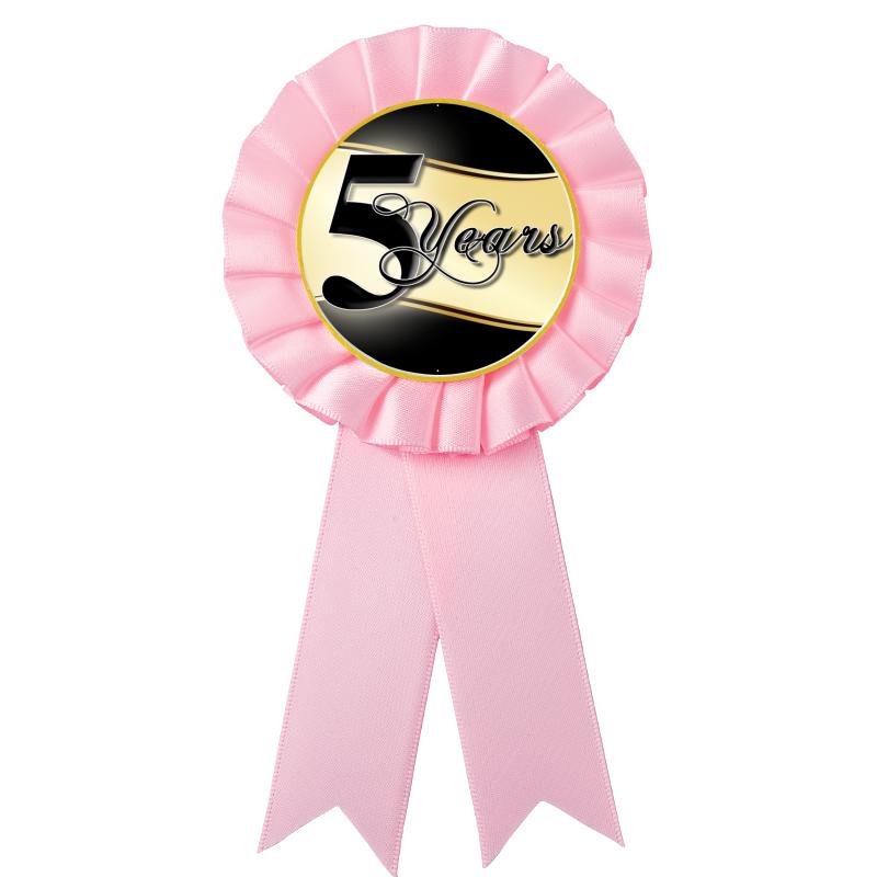 PINK MYLAR ROSETTES