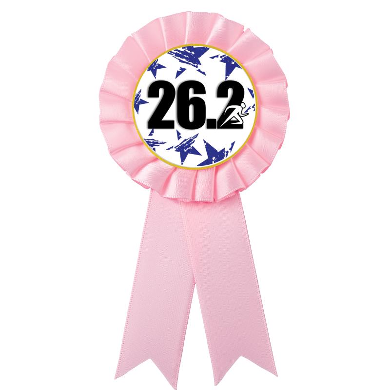 PINK MYLAR ROSETTES