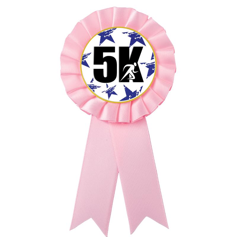 PINK MYLAR ROSETTES