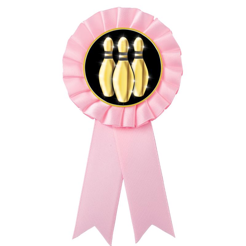 PINK MYLAR ROSETTES